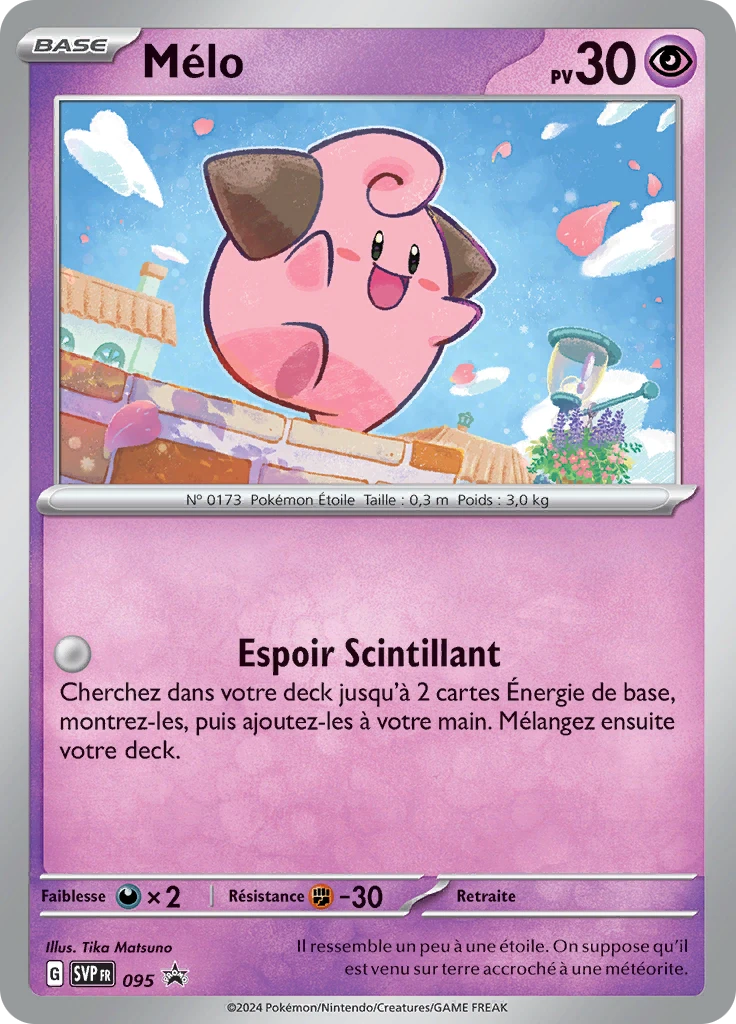 Carte Pokémon Mélo de l'extension SVP Black Star Promos