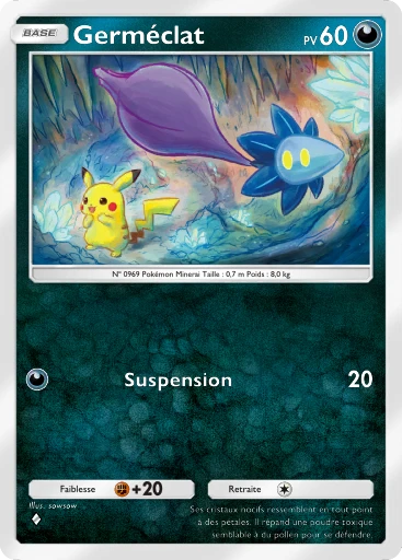 Carte Pokémon Germéclat de l'extension Propulsion Paradoxe