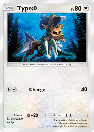 Carte Pokémon Type:0 de l'extension Domination Céleste