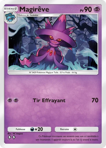 Carte Pokémon Magirêve de l'extension Méga-Ascension