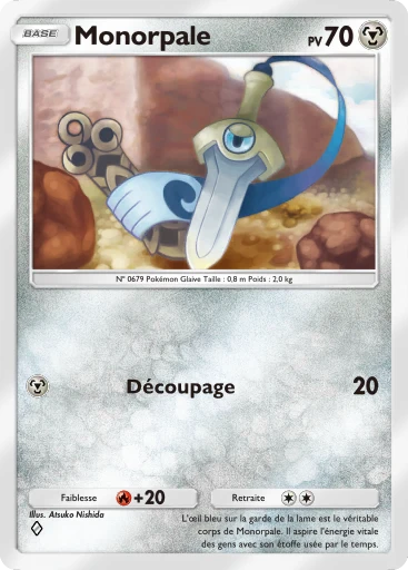 Carte Pokémon Monorpale de l'extension Parade Onirique