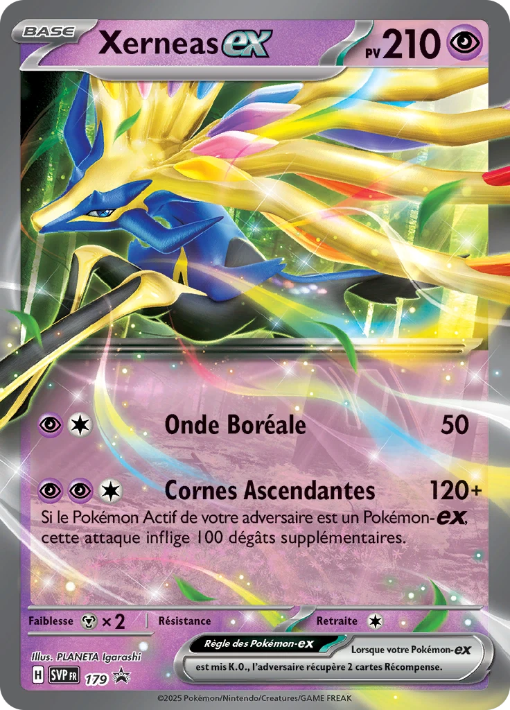 Carte Pokémon Xerneas-ex de l'extension SVP Black Star Promos