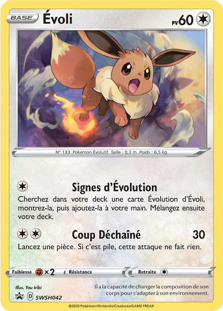 Carte Pokémon Évoli de l'extension Promo SWSH
