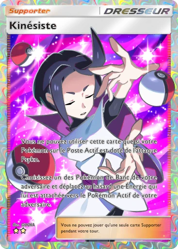 Carte Pokémon Kinésiste de l'extension Domination Céleste