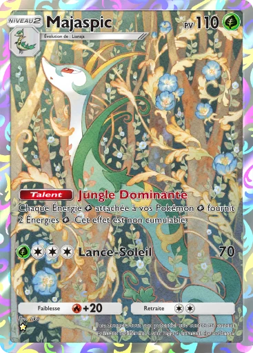 Carte Pokémon Majaspic de l'extension L'Île Fabuleuse