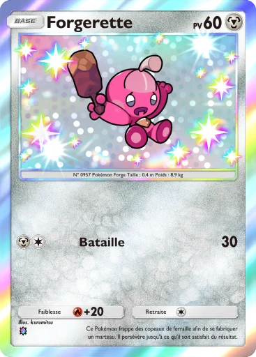 Carte Pokémon Forgerette de l'extension Merveilles de Paldea