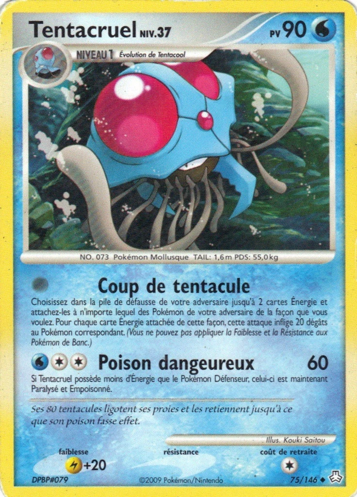 Carte Pokémon Tentacruel de l'extension Éveil des Légendes