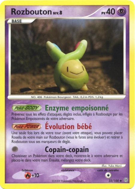 Carte Pokémon Rozbouton de l'extension Tempête