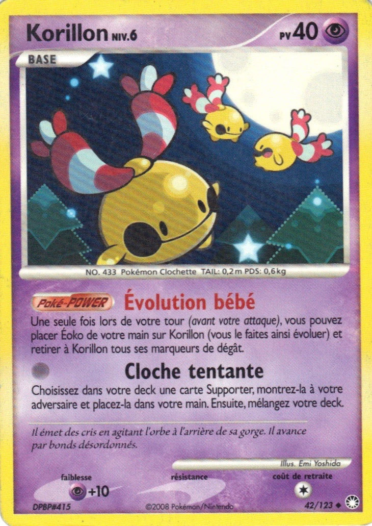 Carte Pokémon Korillon de l'extension Trésors Mystérieux