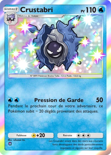 Carte Pokémon Crustabri de l'extension Embrasement Écarlate