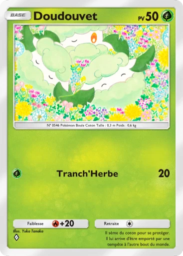 Carte Pokémon Doudouvet de l'extension Méga-Ascension