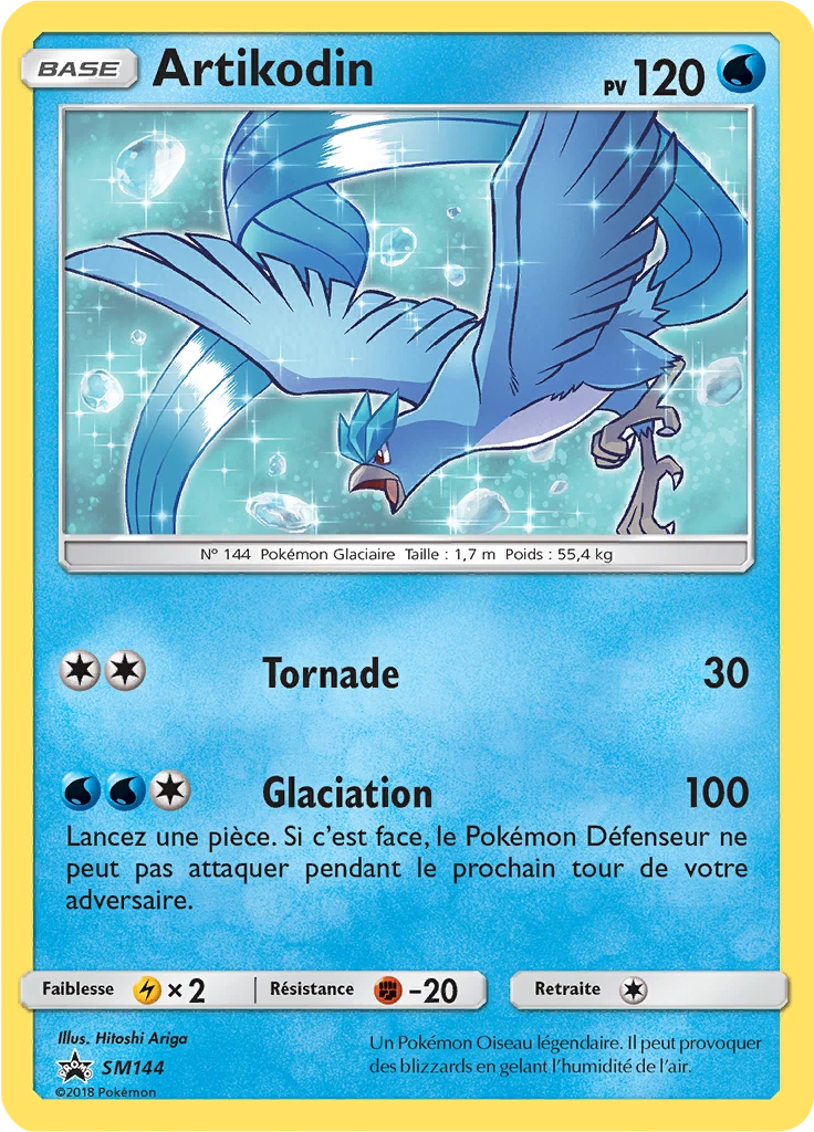 Carte Pokémon Artikodin de l'extension Promo SM