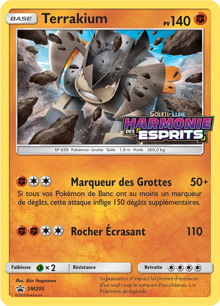 Carte Pokémon Terrakium de l'extension Promo SM