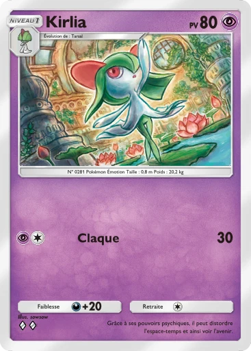 Carte Pokémon Kirlia de l'extension Puissance Génétique