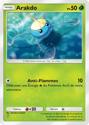 Carte Pokémon Arakdo de l'extension Aura Palpitante