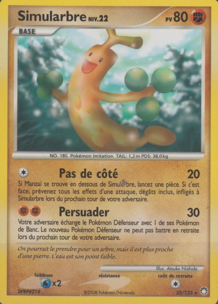 Carte Pokémon Simularbre de l'extension Trésors Mystérieux