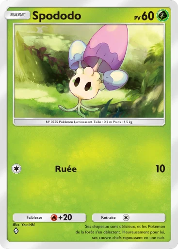 Carte Pokémon Spododo de l'extension Gardiens Astraux