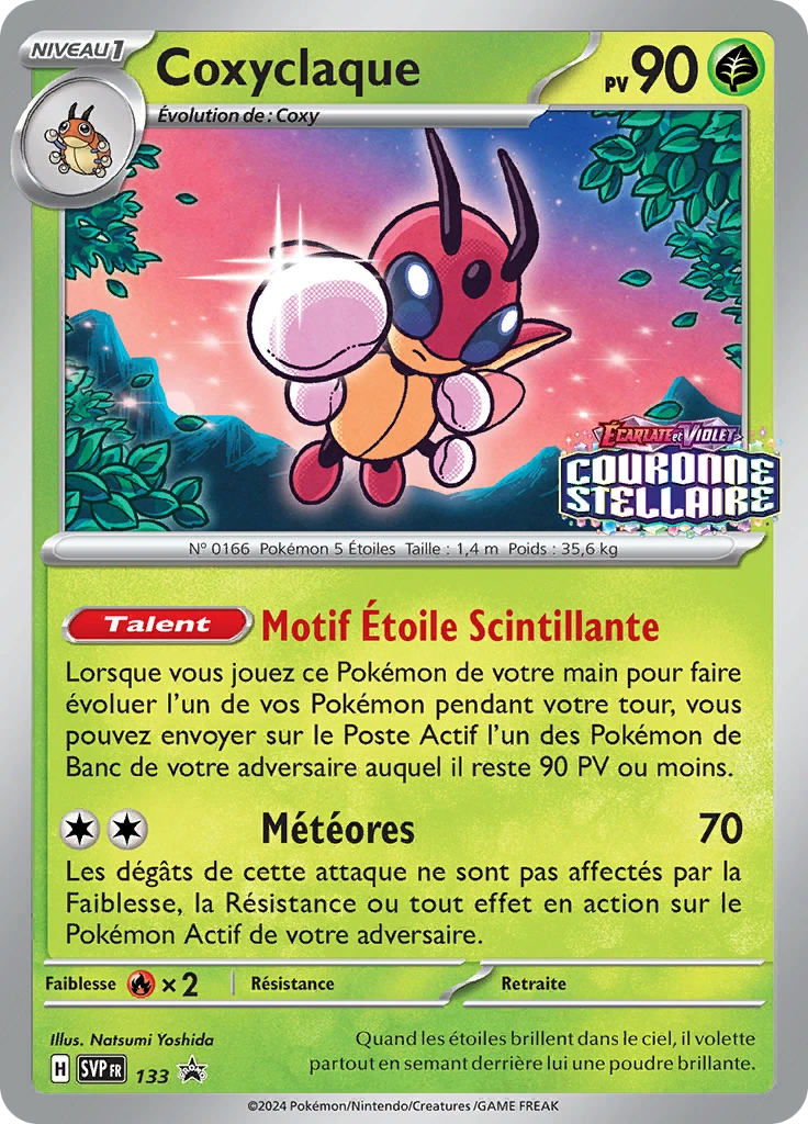 Carte Pokémon Coxyclaque de l'extension SVP Black Star Promos