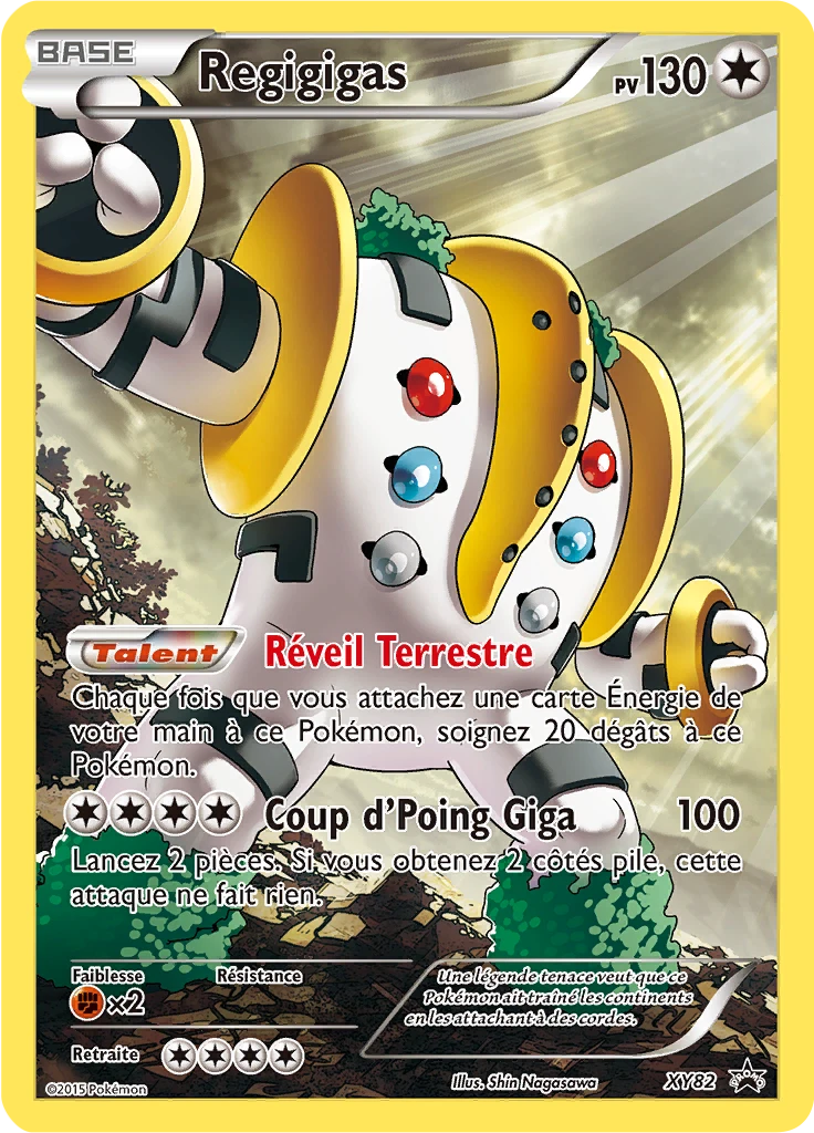 Carte Pokémon Regigigas de l'extension Promo XY