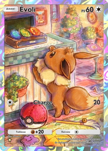 Carte Pokémon Évoli de l'extension Puissance Génétique