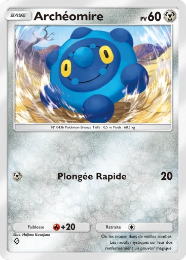 Carte Pokémon Archéomire de l'extension Aura Palpitante