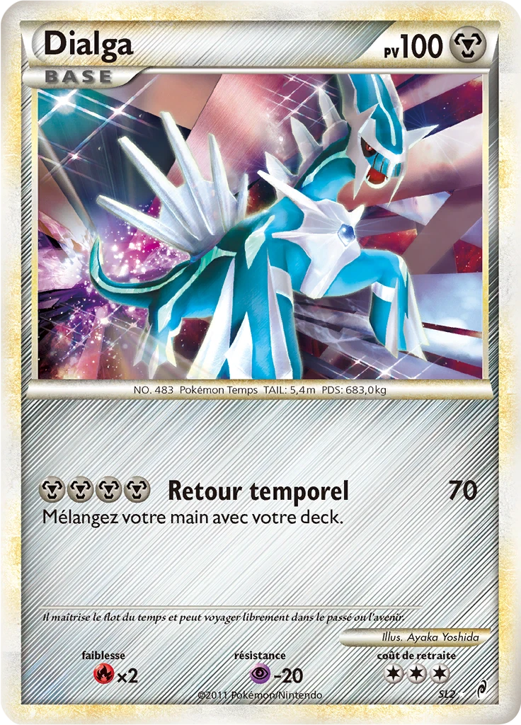 Carte Pokémon Dialga de l'extension L'appel des Légendes