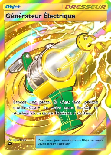 Carte Pokémon Générateur Électrique de l'extension Merveilles de Paldea