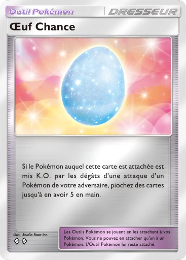 Carte Pokémon Œuf Chance de l'extension Booster de Luxe Méga