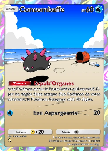 Carte Pokémon Concombaffe de l'extension Gardiens Astraux