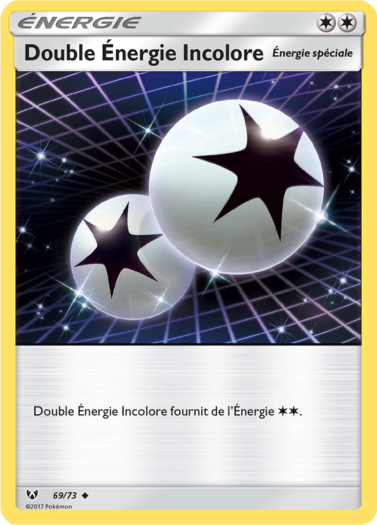 Carte Pokémon Double Énergie Incolore de l'extension Légendes Brillantes