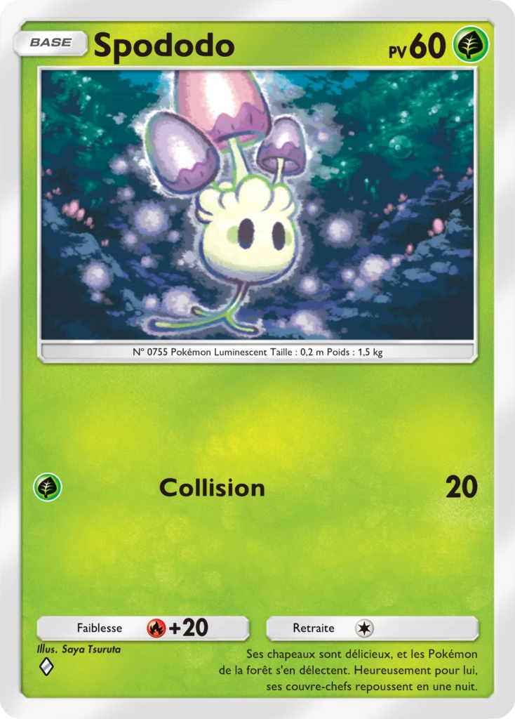 Carte Pokémon Spododo de l'extension L'Île Fabuleuse