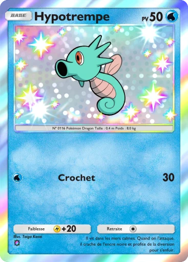Carte Pokémon Hypotrempe de l'extension Parade Onirique