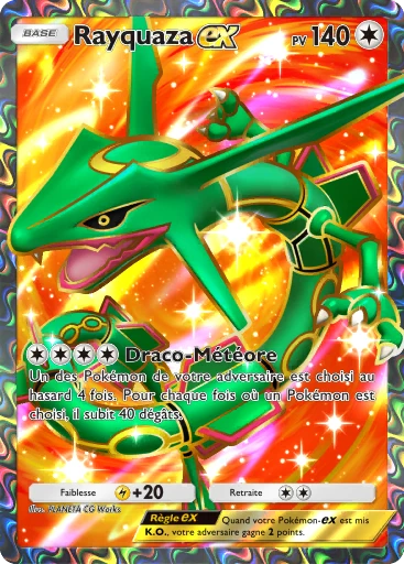 Carte Pokémon Rayquaza-ex de l'extension Promo-A