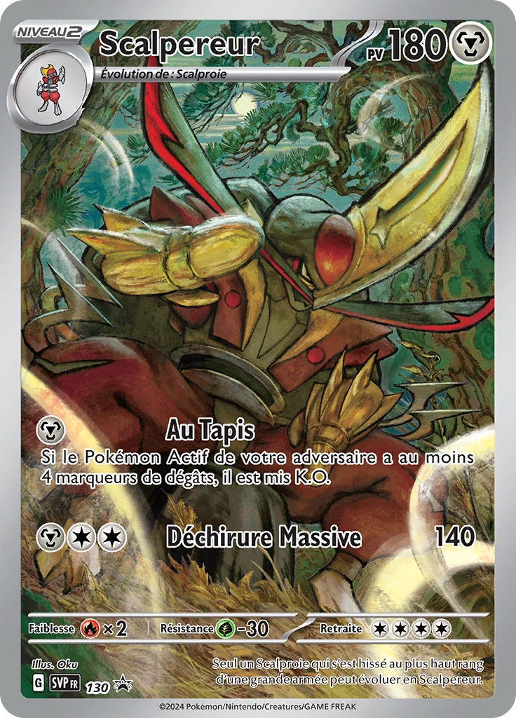 Carte Pokémon Scalpereur de l'extension SVP Black Star Promos