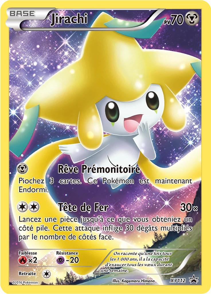 Carte Pokémon Jirachi de l'extension Promo XY