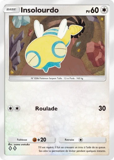 Carte Pokémon Insolourdo de l'extension Propulsion Paradoxe