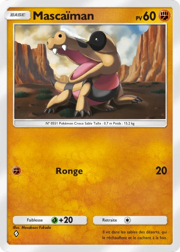 Carte Pokémon Mascaïman de l'extension Méga-Ascension