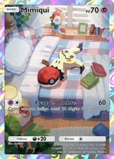 Carte Pokémon Mimiqui de l'extension Promo-A