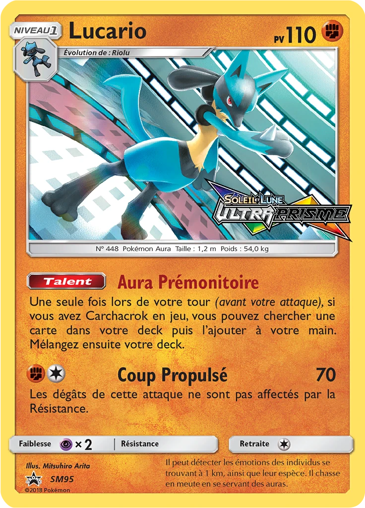 Carte Pokémon Lucario de l'extension Promo SM