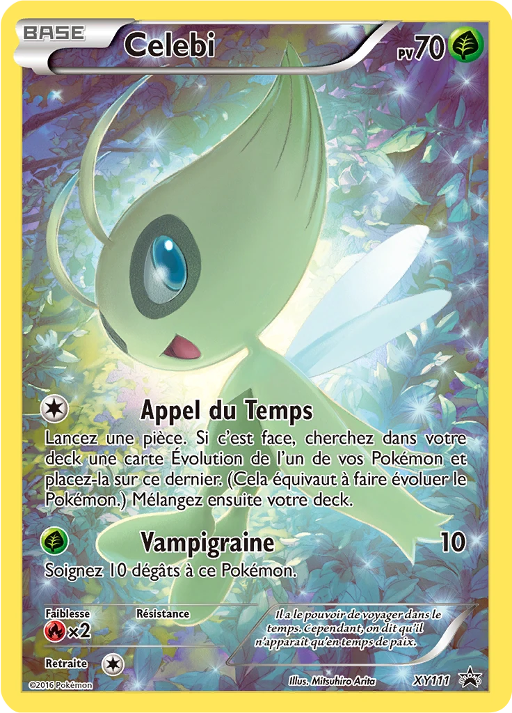 Carte Pokémon Celebi de l'extension Promo XY