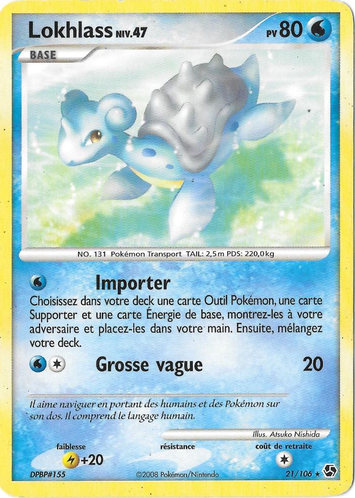 Carte Pokémon Lokhlass de l'extension Duels au Sommets