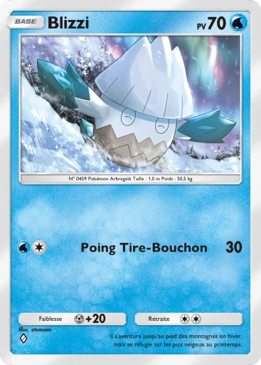 Carte Pokémon Blizzi de l'extension Lumière Triomphale