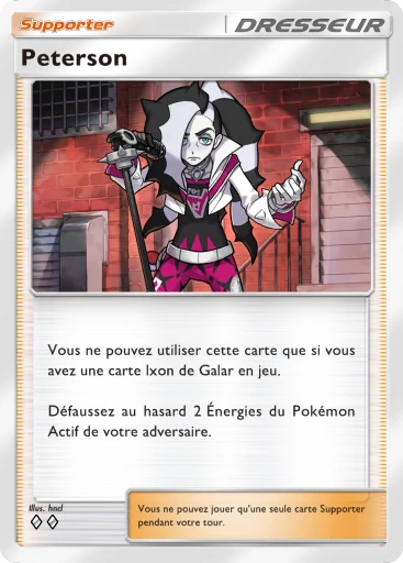 Carte Pokémon Peterson de l'extension Parade Onirique