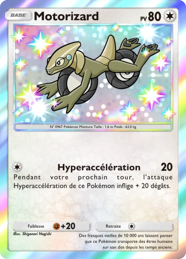 Carte Pokémon Motorizard de l'extension Promo-A