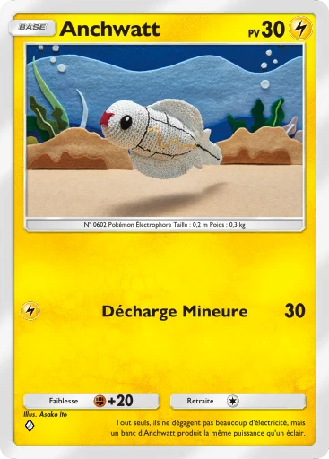 Carte Pokémon Anchwatt de l'extension Puissance Génétique