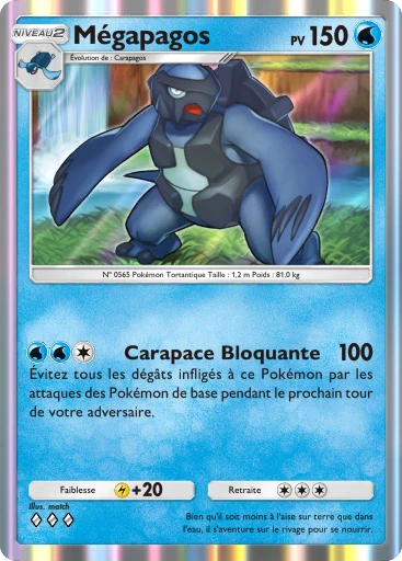 Carte Pokémon Mégapagos de l'extension Méga-Ascension