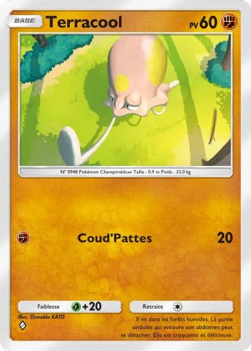 Carte Pokémon Terracool de l'extension Merveilles de Paldea