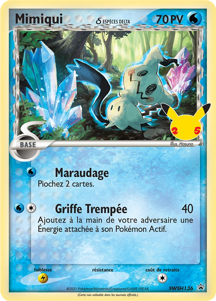 Carte Pokémon Mimiqui de l'extension Promo SWSH