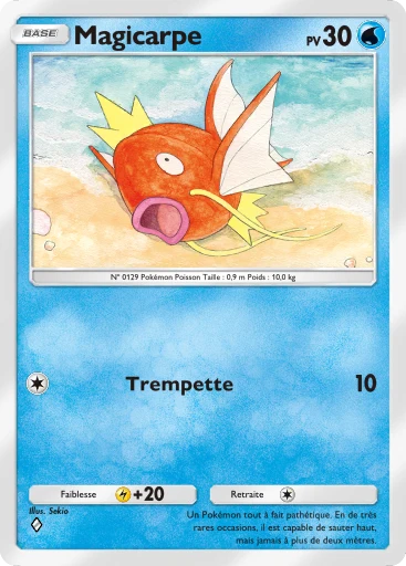 Carte Pokémon Magicarpe de l'extension Puissance Génétique