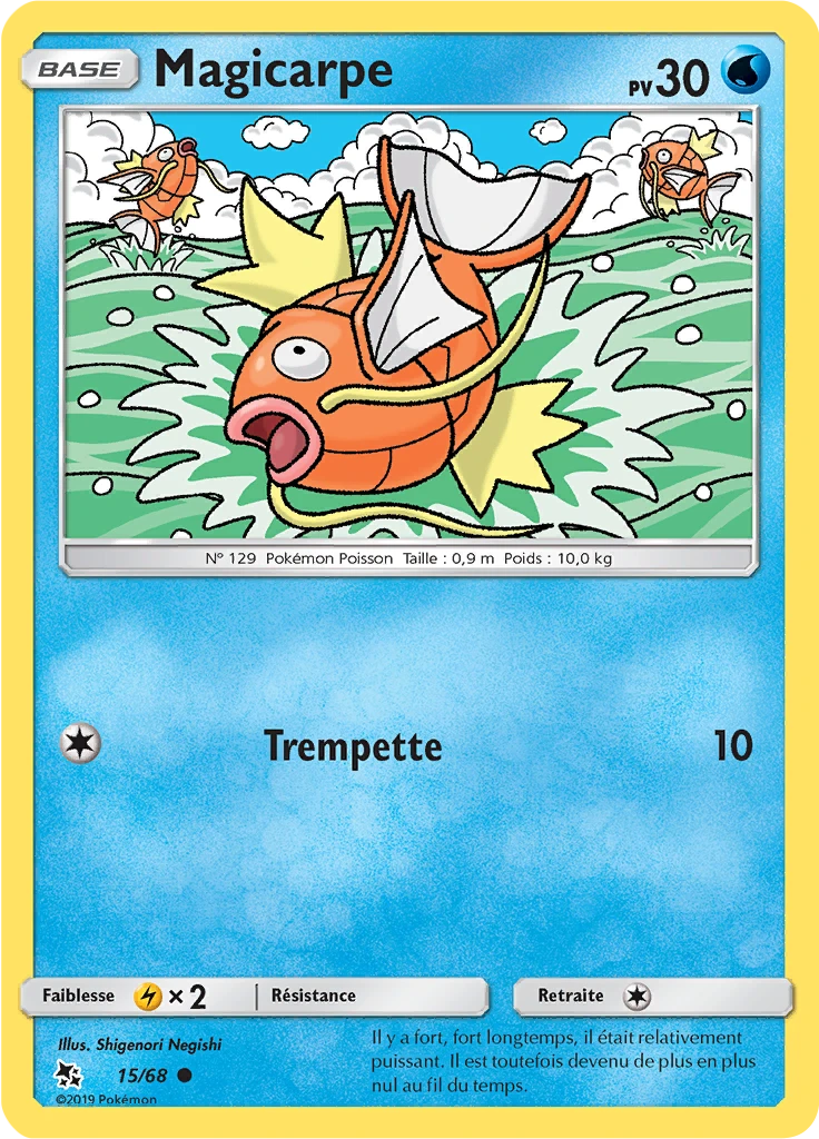 Carte Pokémon Magicarpe de l'extension Destinées Occultes